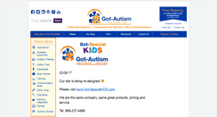Desktop Screenshot of got-autismproducts.com